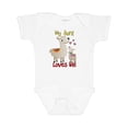 thumbnail image 1 of Inktastic My Aunt Loves Me Llama Boys or Girls Baby Bodysuit, 1 of 5