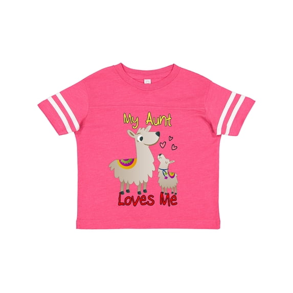 Inktastic My Aunt Loves Me Llama Boys or Girls Toddler T-Shirt