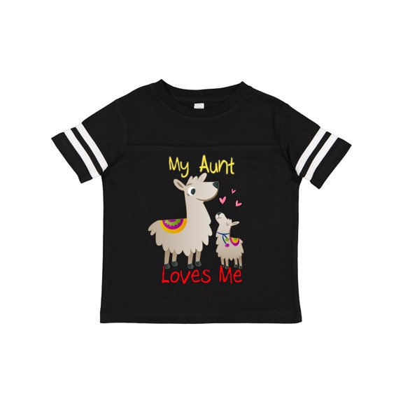 Inktastic My Aunt Loves Me Llama Boys or Girls Toddler T-Shirt