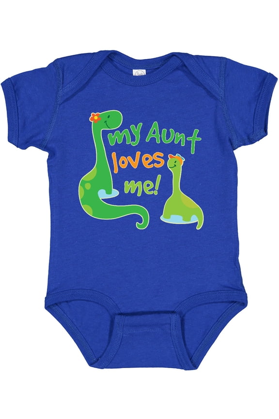 My Aunt Loves Me Nephew Boys Baby Bodysuit