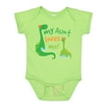 thumbnail image 1 of Inktastic My Aunt Loves Me Nephew Boys Baby Bodysuit, 1 of 5