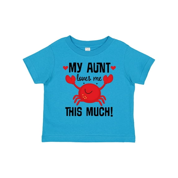 Inktastic My Aunt Loves Me Nephew Boys or Girls Toddler T-Shirt
