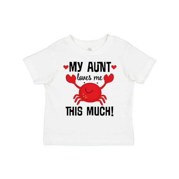 Inktastic My Aunt Loves Me Nephew Boys or Girls Toddler T-Shirt