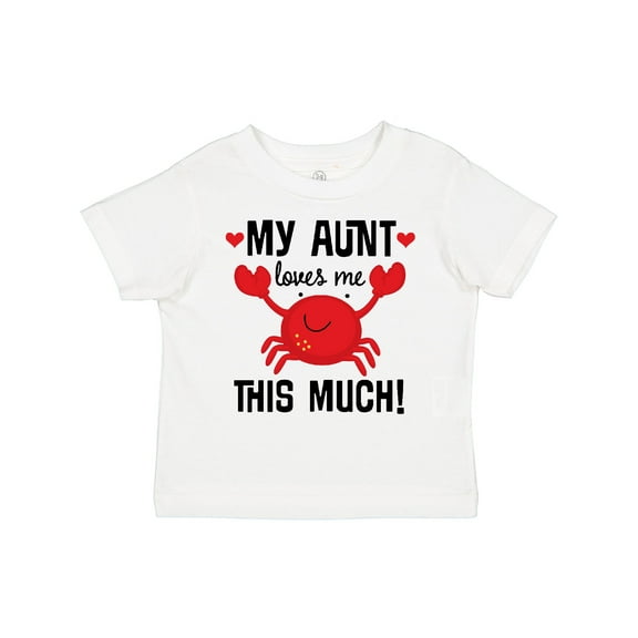 Inktastic My Aunt Loves Me Nephew Boys or Girls Toddler T-Shirt