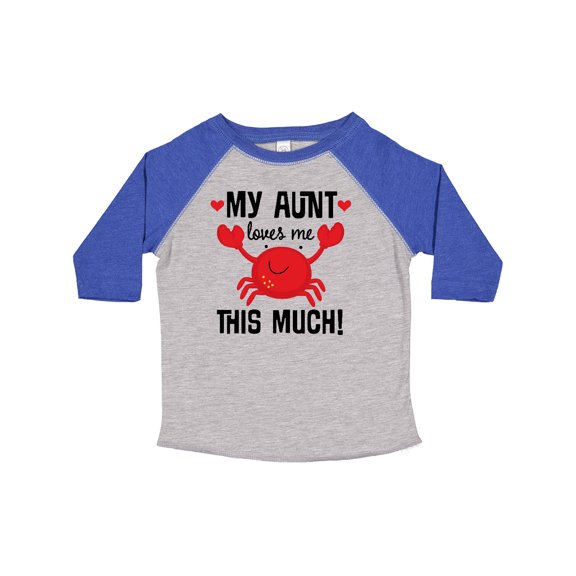 Inktastic My Aunt Loves Me Nephew Boys or Girls Toddler T-Shirt
