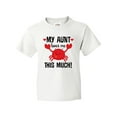 thumbnail image 1 of Inktastic My Aunt Loves Me Nephew Youth T-Shirt, 1 of 5