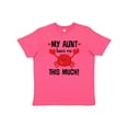 thumbnail image 1 of Inktastic My Aunt Loves Me Nephew Youth T-Shirt, 1 of 5
