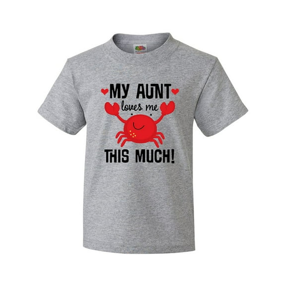Inktastic My Aunt Loves Me Nephew Youth T-Shirt