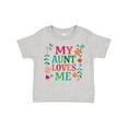 thumbnail image 1 of Inktastic My Aunt Loves Me Niece Boys or Girls Toddler T-Shirt, 1 of 5
