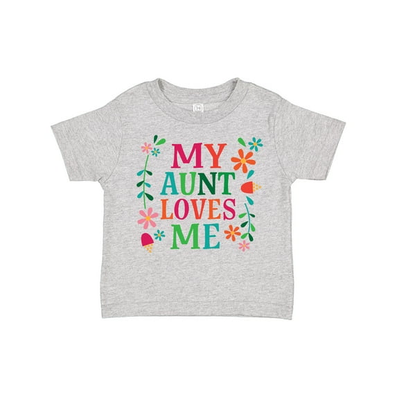 Inktastic My Aunt Loves Me Niece Boys or Girls Toddler T-Shirt