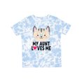 thumbnail image 1 of Inktastic My Aunt Loves Me Niece Cat Girls Toddler T-Shirt, 1 of 5