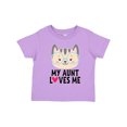 thumbnail image 1 of Inktastic My Aunt Loves Me Niece Cat Girls Toddler T-Shirt, 1 of 5