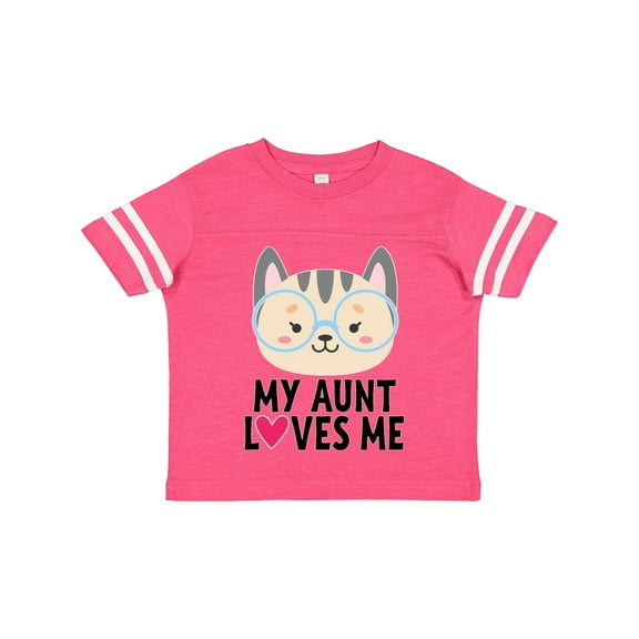 Inktastic My Aunt Loves Me Niece Cat Girls Toddler T-Shirt