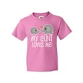 thumbnail image 1 of Inktastic My Aunt Loves Me Niece Nephew Elephant Youth T-Shirt, 1 of 5