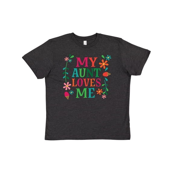 Inktastic My Aunt Loves Me Niece Youth T-Shirt