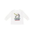 thumbnail image 1 of Inktastic My Aunt Loves Me Penguin Boys or Girls Long Sleeve Toddler T-Shirt, 1 of 5