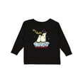 thumbnail image 1 of Inktastic My Aunt Loves Me Penguin Boys or Girls Long Sleeve Toddler T-Shirt, 1 of 5