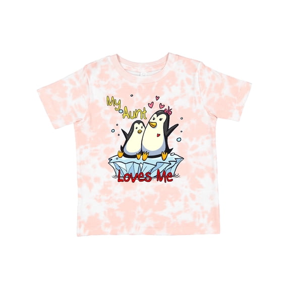 Inktastic My Aunt Loves Me Penguin Boys or Girls Toddler T-Shirt
