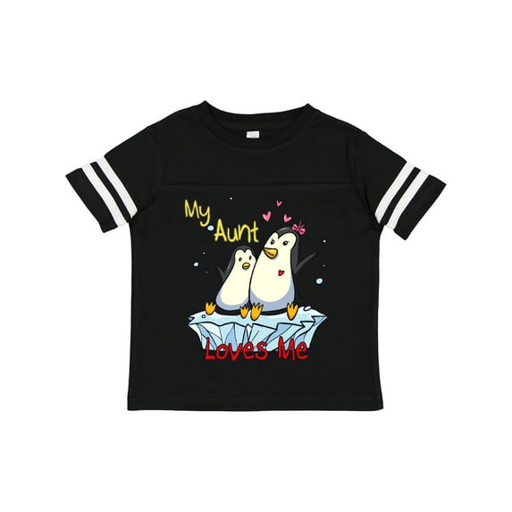 Inktastic My Aunt Loves Me Penguin Boys or Girls Toddler T-Shirt