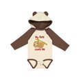thumbnail image 1 of Inktastic My Aunt Loves Me Sloth Boys or Girls Long Sleeve Baby Bodysuit, 1 of 5