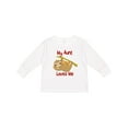 thumbnail image 1 of Inktastic My Aunt Loves Me Sloth Boys or Girls Long Sleeve Toddler T-Shirt, 1 of 5