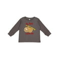 thumbnail image 1 of Inktastic My Aunt Loves Me Sloth Boys or Girls Long Sleeve Toddler T-Shirt, 1 of 5