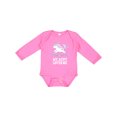 thumbnail image 1 of Inktastic My Aunt Loves Me Unicorn Girls Long Sleeve Baby Bodysuit, 1 of 4