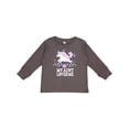 thumbnail image 1 of Inktastic My Aunt Loves Me Unicorn Girls Long Sleeve Toddler T-Shirt, 1 of 5