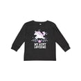 thumbnail image 1 of Inktastic My Aunt Loves Me Unicorn Girls Long Sleeve Toddler T-Shirt, 1 of 5