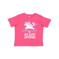 thumbnail image 1 of Inktastic My Aunt Loves Me Unicorn Girls Toddler T-Shirt, 1 of 5