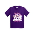 thumbnail image 1 of Inktastic My Aunt Loves Me Unicorn Youth T-Shirt, 1 of 5