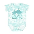 thumbnail image 1 of Inktastic My Aunt Loves Me Whale Boys or Girls Baby Bodysuit, 1 of 5