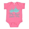thumbnail image 1 of Inktastic My Aunt Loves Me Whale Boys or Girls Baby Bodysuit, 1 of 5