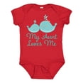 thumbnail image 1 of Inktastic My Aunt Loves Me Whale Boys or Girls Baby Bodysuit, 1 of 5