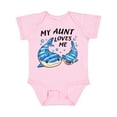 thumbnail image 1 of Inktastic My Aunt Loves Me Whale Shark Boys or Girls Baby Bodysuit, 1 of 5