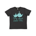 thumbnail image 1 of Inktastic My Aunt Loves Me Whale Youth T-Shirt, 1 of 5