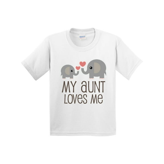 Inktastic My Aunt Loves Me Youth T-Shirt