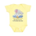 thumbnail image 1 of Inktastic My Aunt Loves Me to the Moon and Back Elephant Family Boys or Girls Baby Bodysuit, 1 of 5