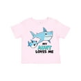 thumbnail image 1 of Inktastic My Aunt Loves Me with Cute Sharks Boys or Girls Toddler T-Shirt, 1 of 5