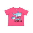 thumbnail image 1 of Inktastic My Aunt Loves Me with Cute Sharks Boys or Girls Toddler T-Shirt, 1 of 5