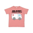 thumbnail image 1 of Inktastic My Aunt Saves Lives- Ambulance Boys or Girls Toddler T-Shirt, 1 of 5