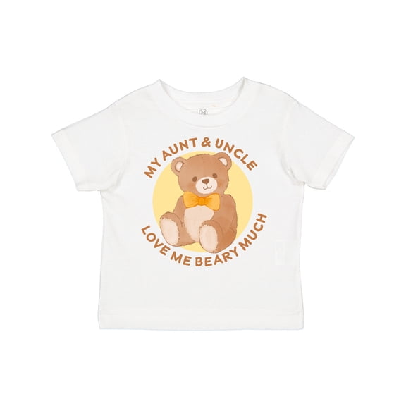 Inktastic My Aunt & Uncle Love Me Beary Much Boys or Girls Toddler T-Shirt