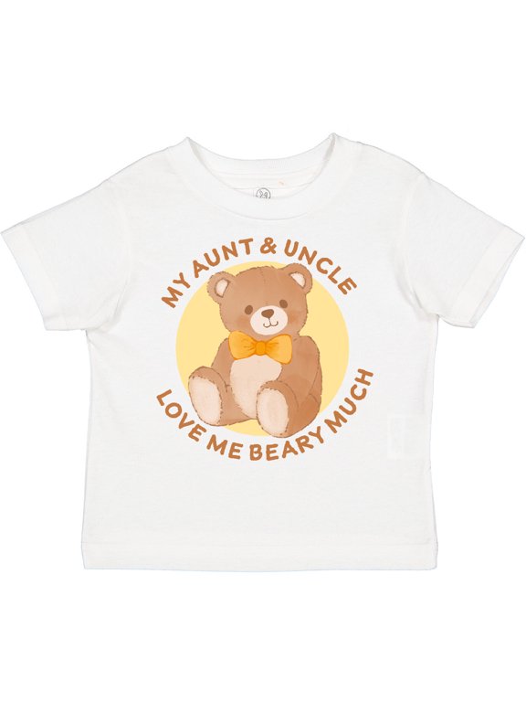 My Aunt & Uncle Love Me Beary Much Boys or Girls Toddler T-Shirt