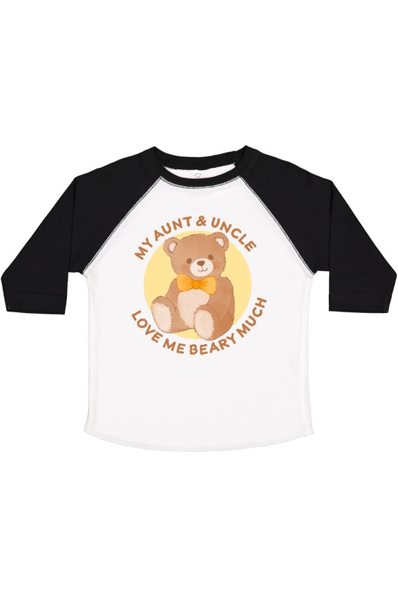 My Aunt & Uncle Love Me Beary Much Boys or Girls Toddler T-Shirt
