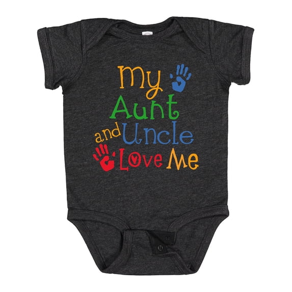 Inktastic My Aunt and Uncle Love Me Boys or Girls Baby Bodysuit