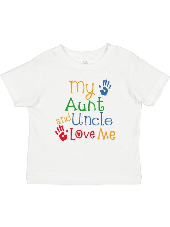 My Aunt and Uncle Love Me Boys or Girls Baby T-Shirt