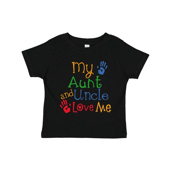 Inktastic My Aunt and Uncle Love Me Boys or Girls Toddler T-Shirt