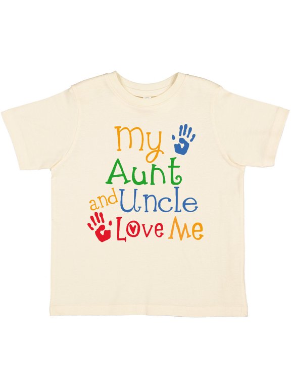 My Aunt and Uncle Love Me Boys or Girls Toddler T-Shirt