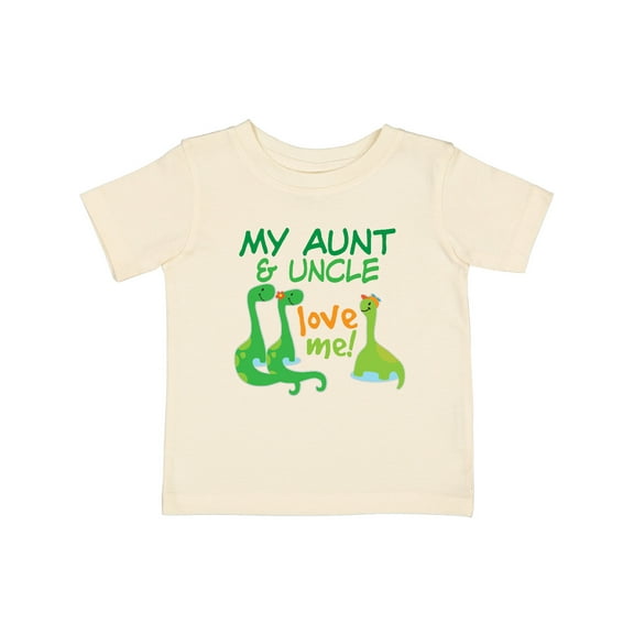 Inktastic My Aunt and Uncle Love Me Dinosaur Boys Baby T-Shirt