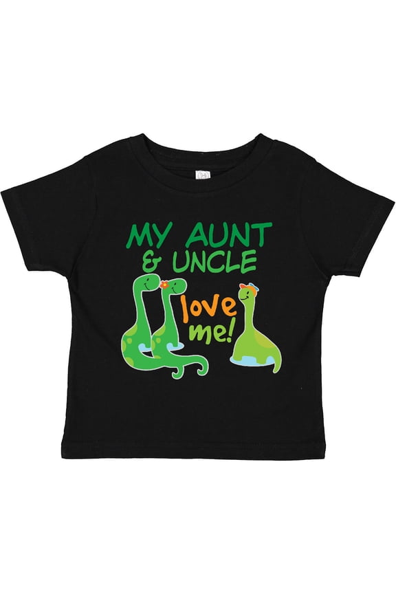 My Aunt and Uncle Love Me Dinosaur Boys Toddler T-Shirt